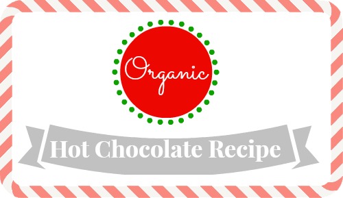 An organic hot chocolate recipe to get you through the cold weather!  Save money by making it in bulk and drinking it by the cup.
