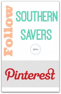 Follow Southern Savers on Pinterest!