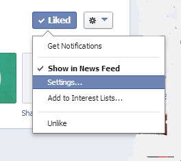 facebook settings