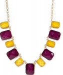 kate square stone necklace