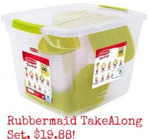 rubbermaid plastics set