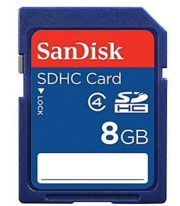 sandisk 8GB memory card