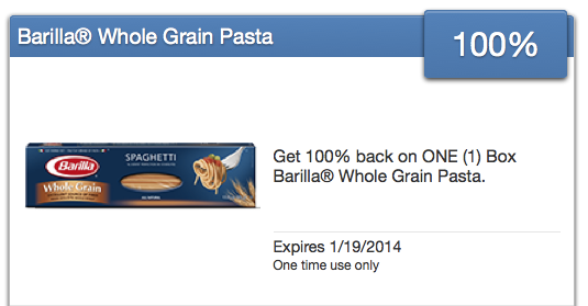 Free Barilla Pasta offer