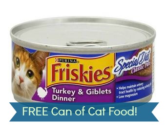 free cat food can