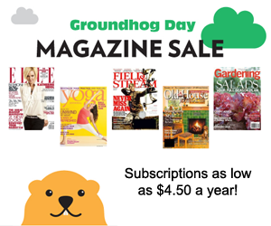 groundhog day magazine subscription sale