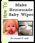 how to make homemade baby wipes