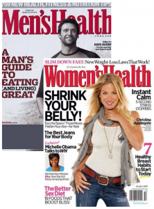 men's and women's health magazine