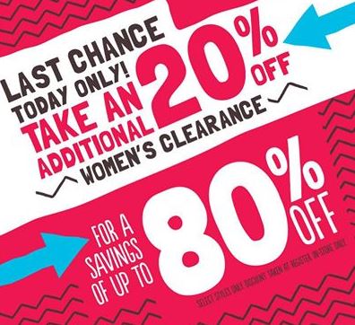 old navy in store sale