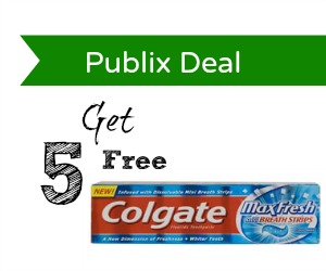 publix toothpaste deal