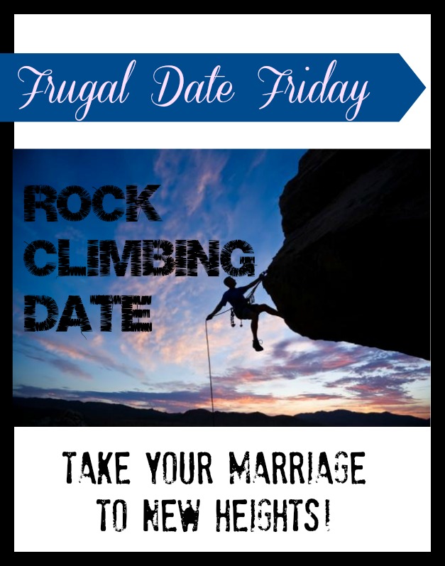Frugal date ideas | Rock climbing date!