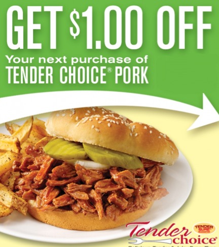 tender choice pork coupon