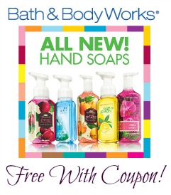 bath and body works free hand soap