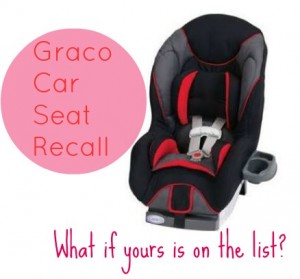 graco red and black car seat