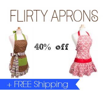 40% Off Flirty Aprons + Free Shipping