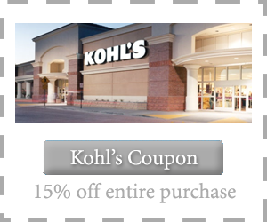 kohl's coupon 15 off