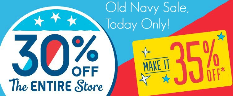 old navy clothing sale