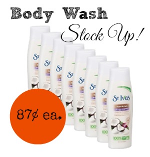 st ives body wash coupon