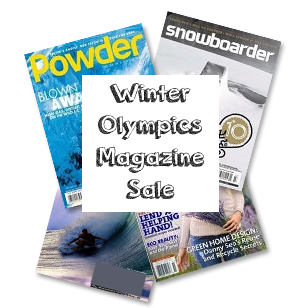 winter olympics magazine sale