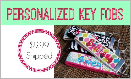 Belle Chic key fobs only $9.99 shipped