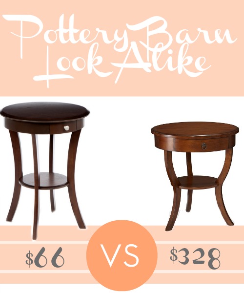 Pottery Barn Carrie Pedestal Bedside Table Look Alike for 80 off!