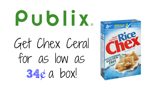 chex cereal publix deal