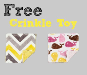 Free Crinkle Toy for Babies