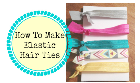 how to make elastic hair ties