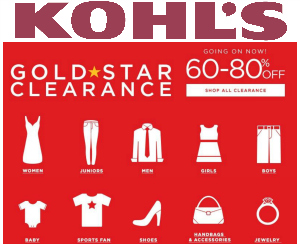 Kohl's Gold Star Clearance: Up to 80% Off Select Items :: Southern