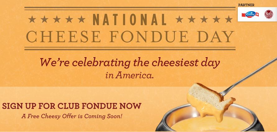 national fondue day