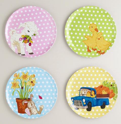 easter plates