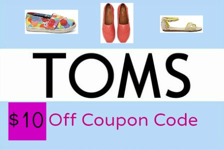 Toms Coupon Code: $10 Off $65 Purchase 