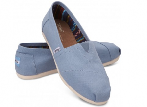 toms shoes Blue Women's Canvas Classics