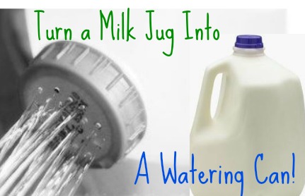 How to Turn a Milk Jug Into a Watering Can