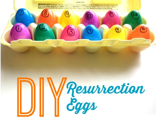 DIY Resurrection Eggs for only $1 to tell the story of Easter with your kids.