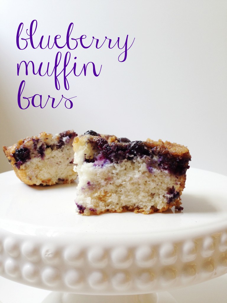 Celebrate Mother's Day with this blueberry muffin bars recipe!