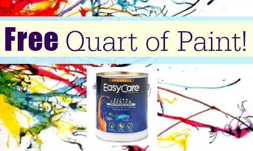 free quart of paint