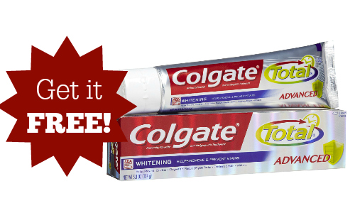free colgate toothpaste