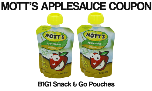 mott's applesauce coupon