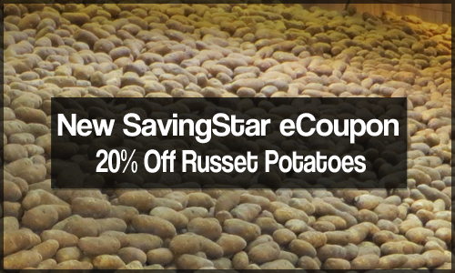 savingstar ecoupon 20 off russet potatoes