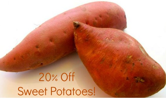 sweet potatoes savingstar