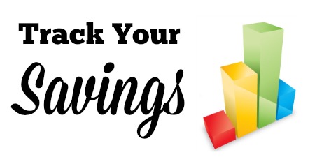 Easily track your grocery and coupon savings with the Savings Tracker!