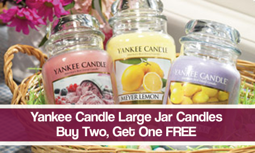 yankee candle b2g1 large jar candles