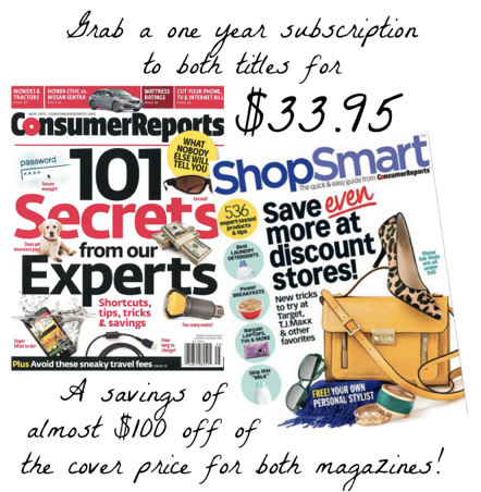 Consumer Reports Deal