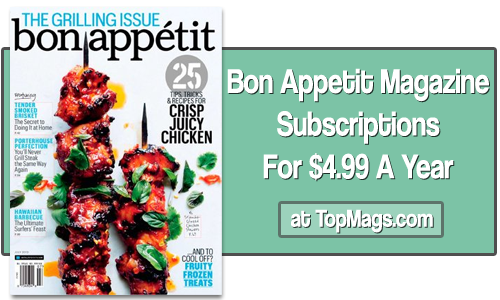 bon appetit subscriptions for 499 1