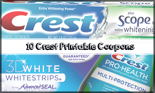 Crest Printable Coupons 10 Ways To Save On Toothpaste Mouthwash Southern Savers