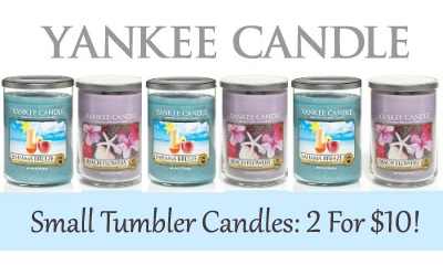 Yankee Candle Sale Small Tumbler Candles 2 For $10