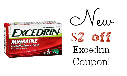 new excedrin coupon