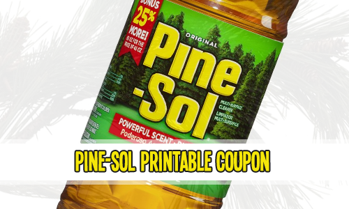 pine sol printable coupon
