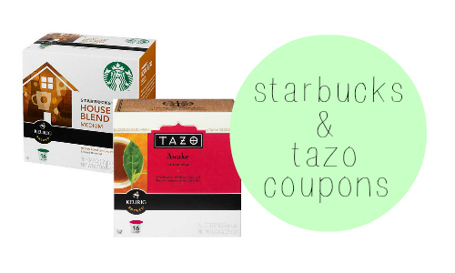 starbucks & tazo coupons