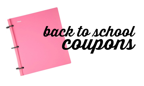back to school coupons